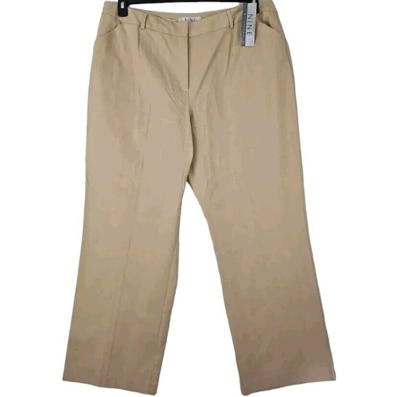 Nine & Company by Nine West ~Woman Plus Size 20W~ Peanut CottonPants Stretch. - Picture 1 of 9
